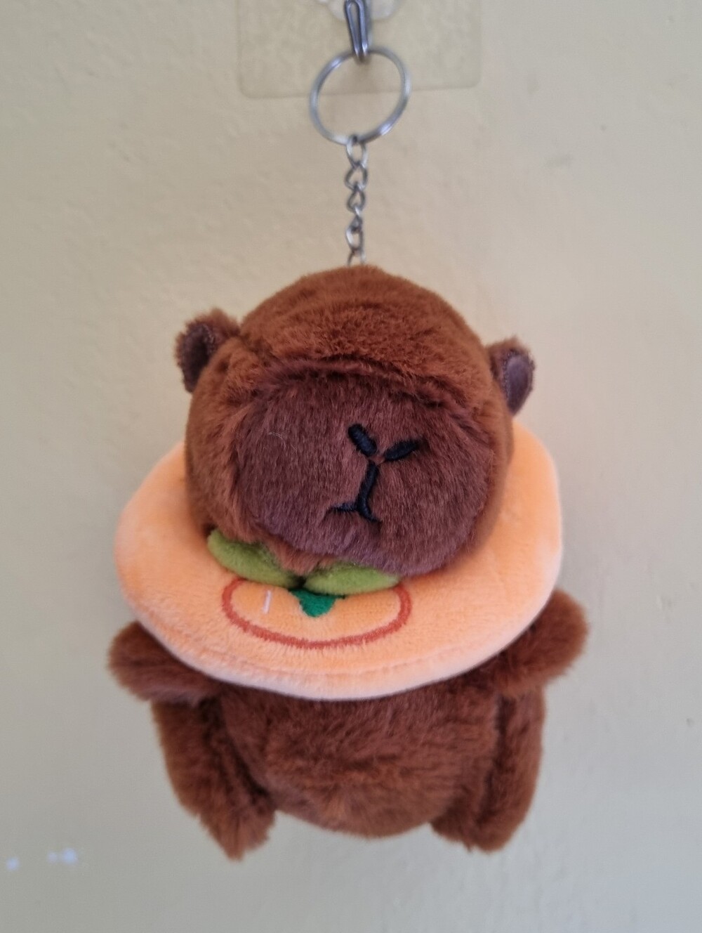 Cute Capybara Kids Bag Keychain Soft Plush Stuffed Toy Plushies Bag Accessories